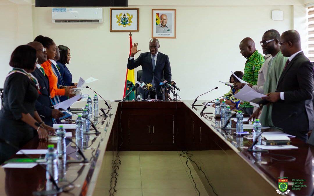 Education Minister swears in new CIB Ghana governing council to boost banking ethics and professionalism
