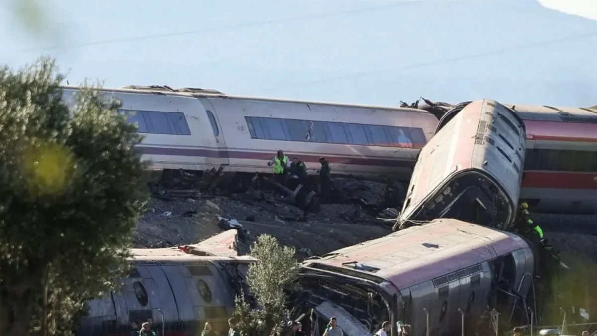 Bloodied, dazed and angry – how passengers’ rail journey turned to disaster in Spain