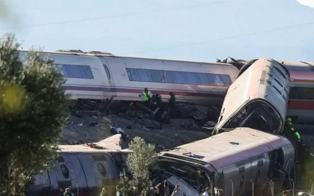 Bloodied, dazed and angry – how passengers’ rail journey turned to disaster in Spain